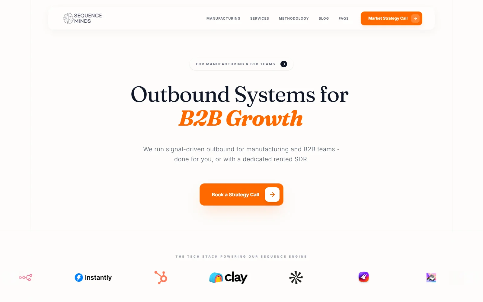 Sequence Minds home page